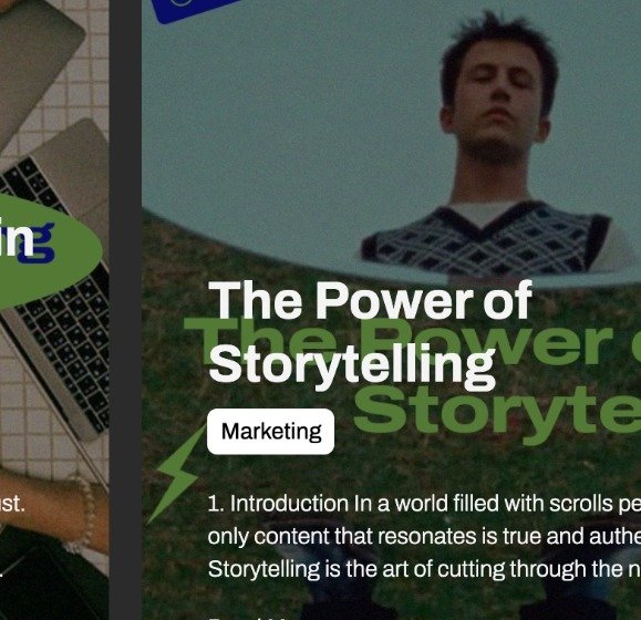 Cultark storytelling editorial design